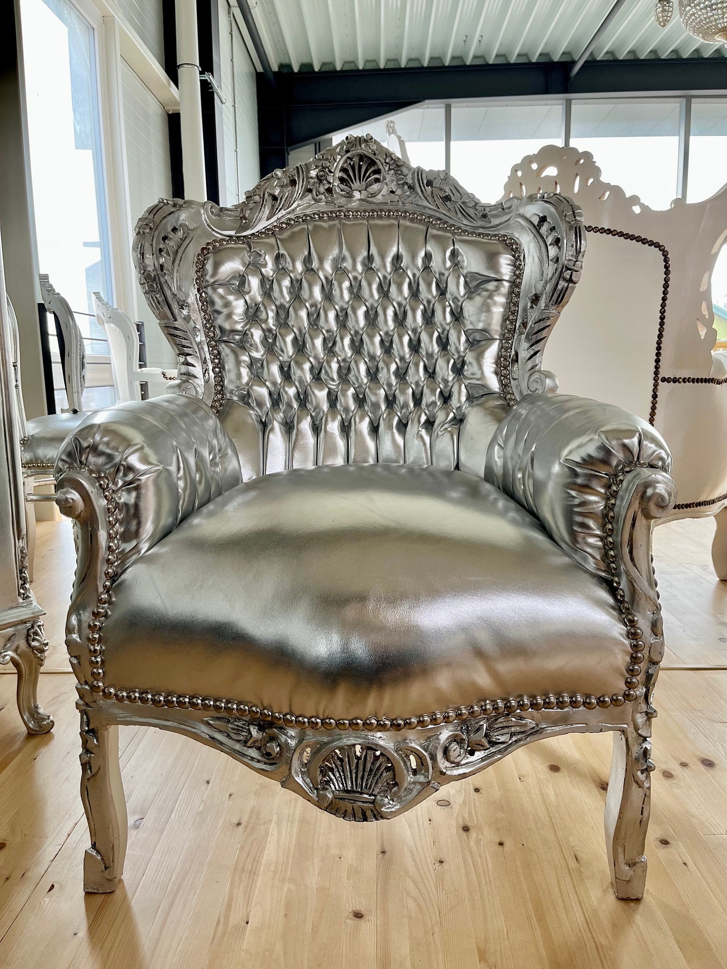 Französischer Barocksessel im Recoco-Stil/ French Baroque Recoco Style Armchair