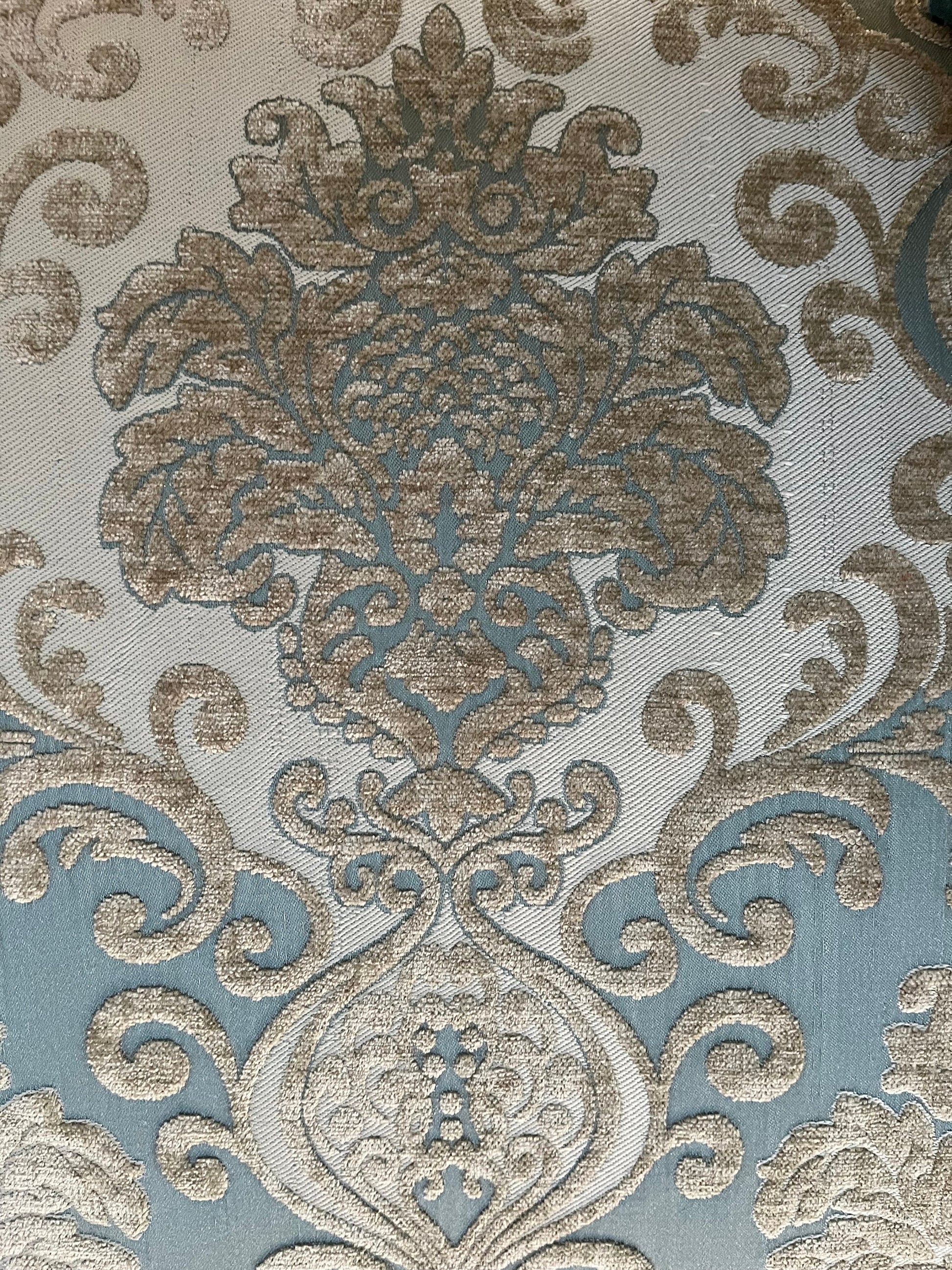 Love Seat French Louis Style Sofa Royal Baroque Style Settee for Home Italian Baroque Rococo Style Sofa in Blue Color for Lounge