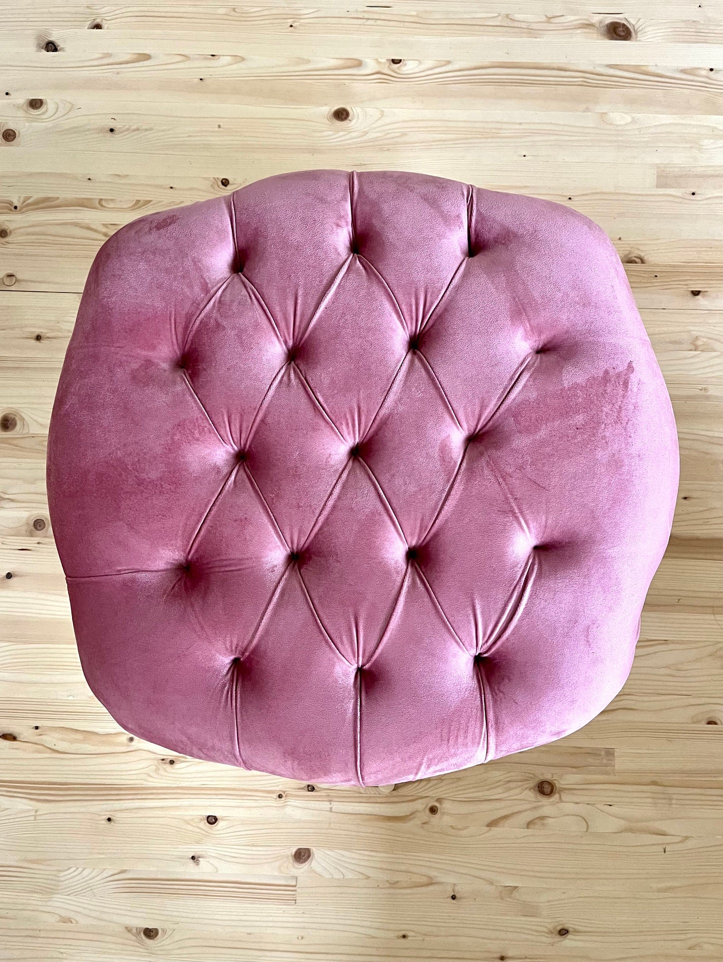 Französischer Barock-Fußhocker/ French Baroque Style Footstool- Rosa