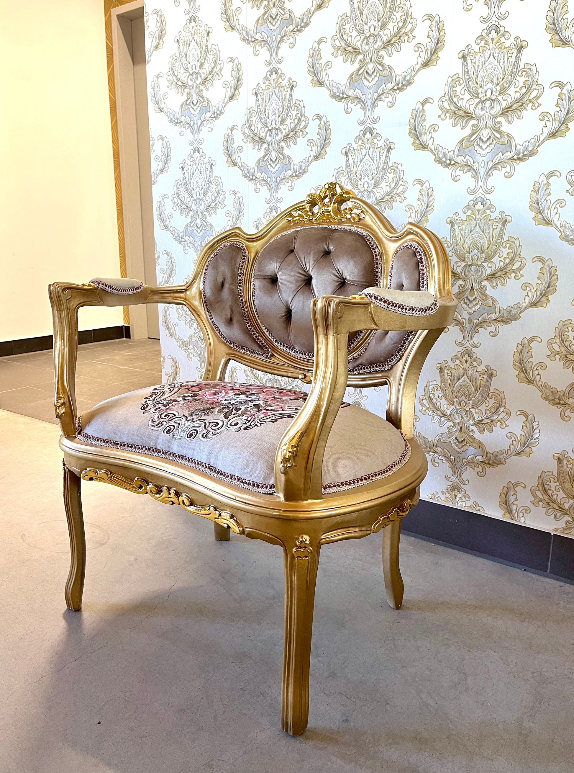 Sofa Set Camel Color Velvet for Home Sofa Set French Louis Style for Lodge Retro Style Settee Coffee Table Marble Top for Longue Room