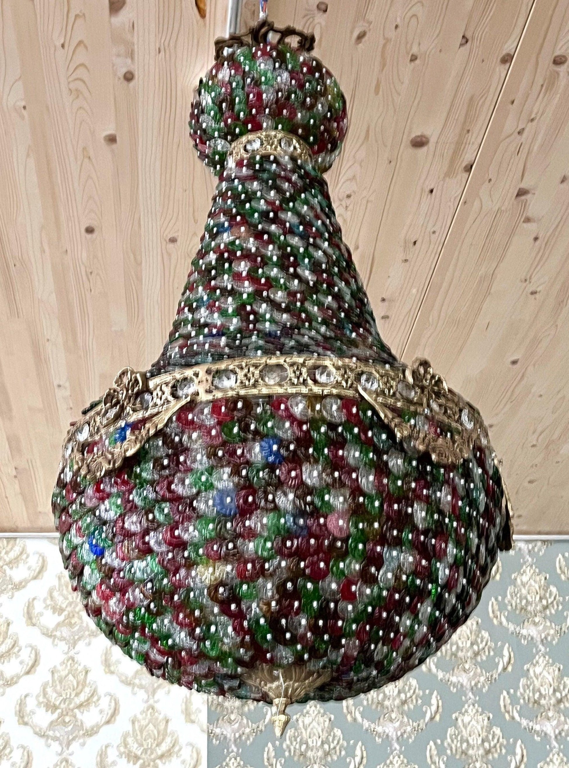 Yellow Brass Chandeliers Baroque Rococo Style French Louis Chandeliers Lighting Decor - Made to Order