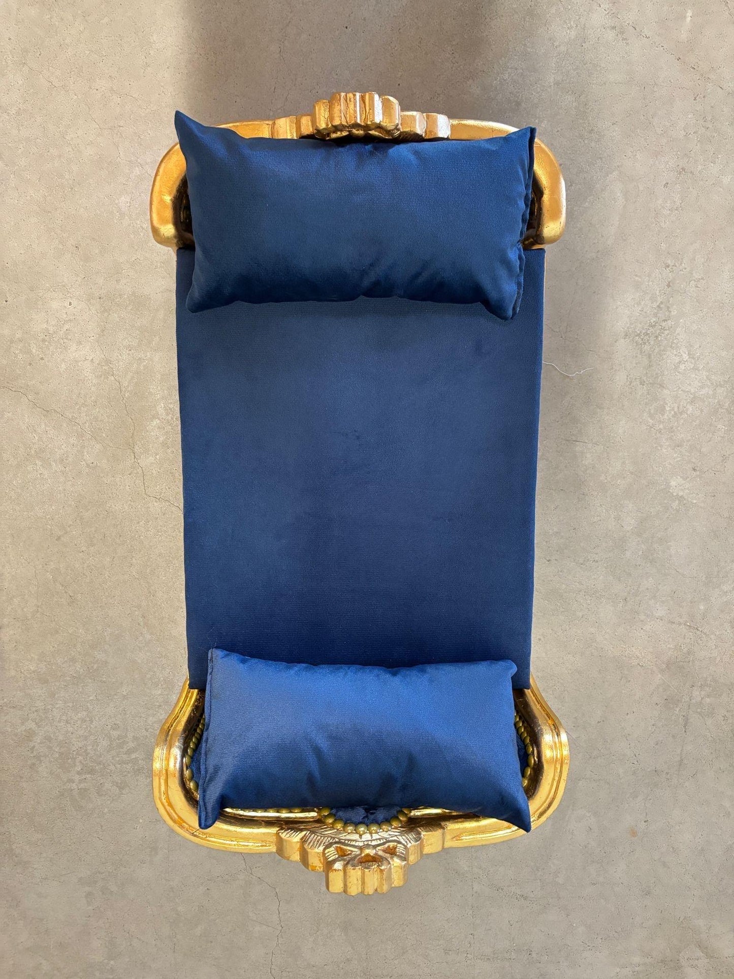 Pet Bed French Louis Baroque Style Handmade Small Dog Bed Velvet Hot Pink Baroque Style Cat Bed Velvet Blue in Gold Finish Home Decor