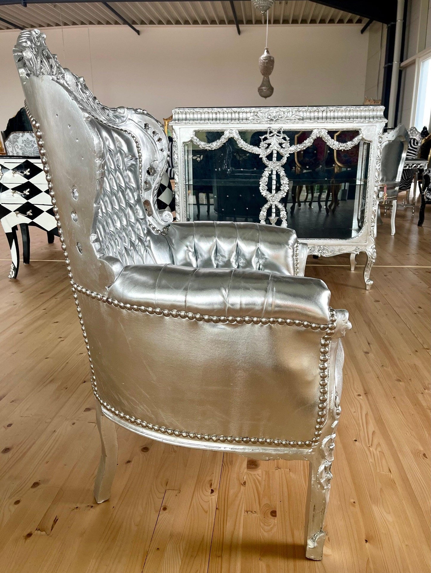 Französischer Barocksessel im Recoco-Stil/ French Baroque Recoco Style Armchair