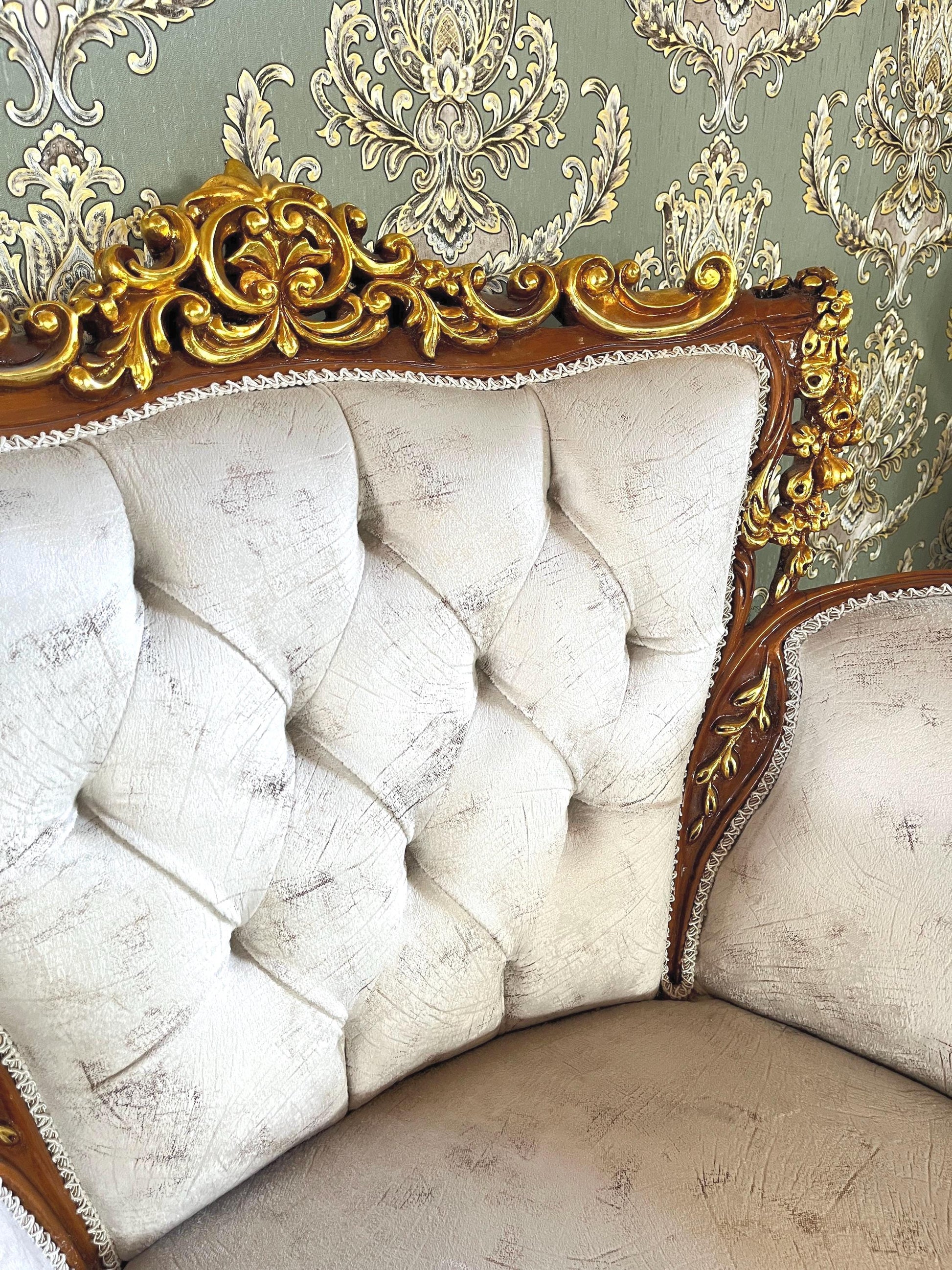 Armchair French Louis Style Black Velvet Chair Antique Style Baroque Rococo Style Armchair in Silver Finish Velvet Black for Home