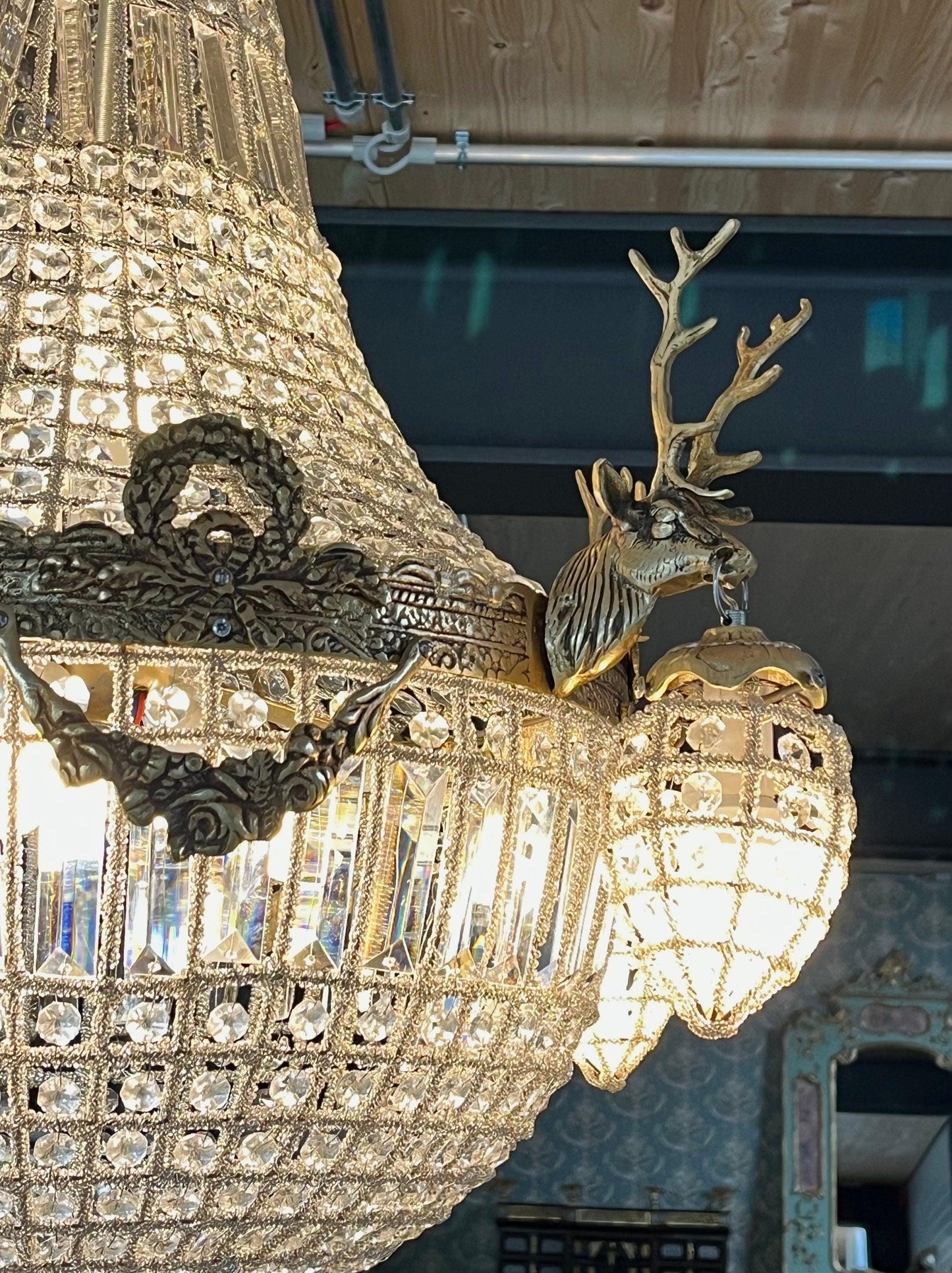 Yellow Brass Chandeliers Baroque Rococo Style French Louis Chandeliers Lighting Decor - Made to Order