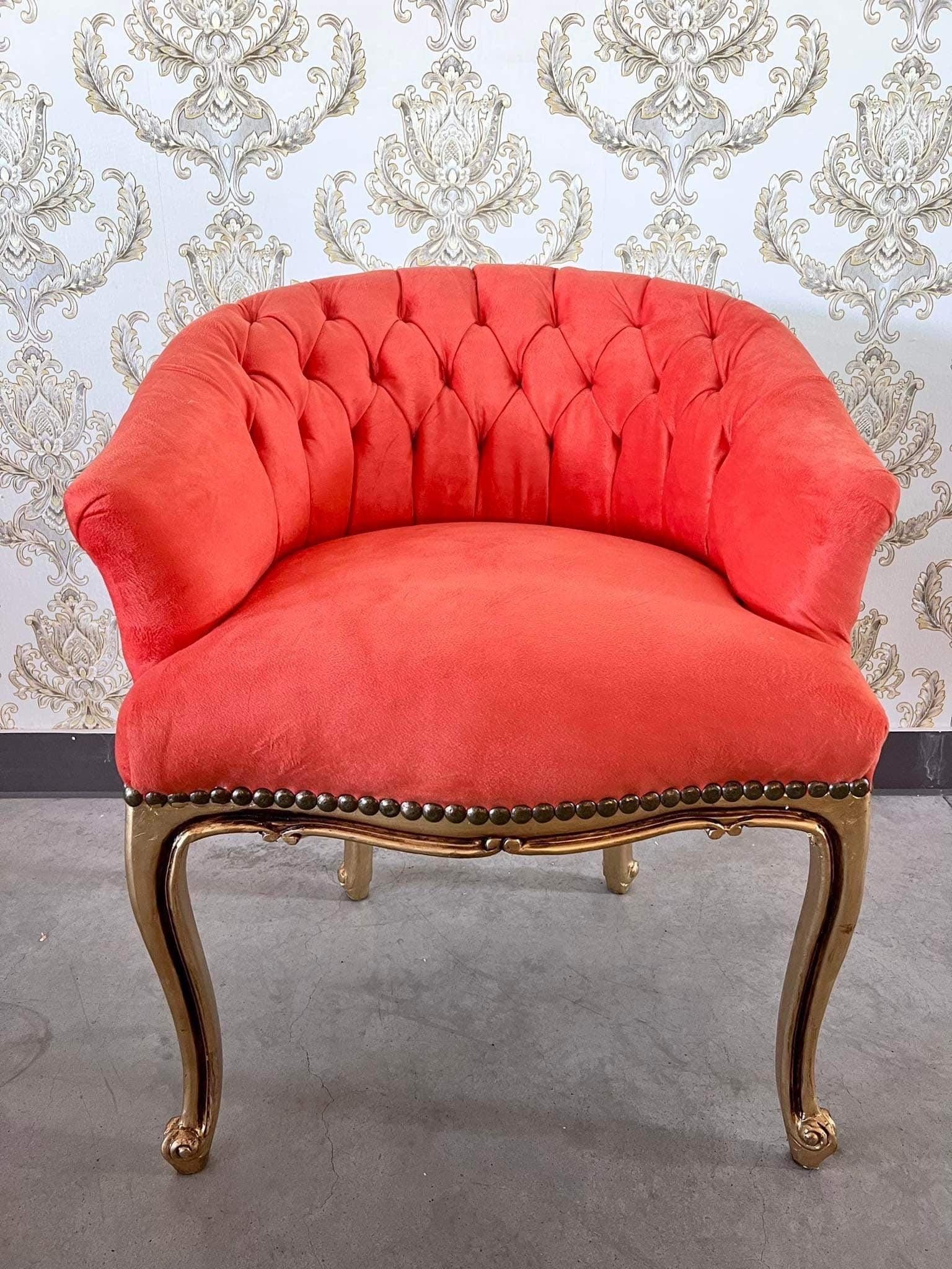 Cocktail Chair Tufted Velvet French Baroque Rococo Style in Animal Jungle Print Colorful Armchair Velvet Black Velvet Grey Lounge Bar Chair
