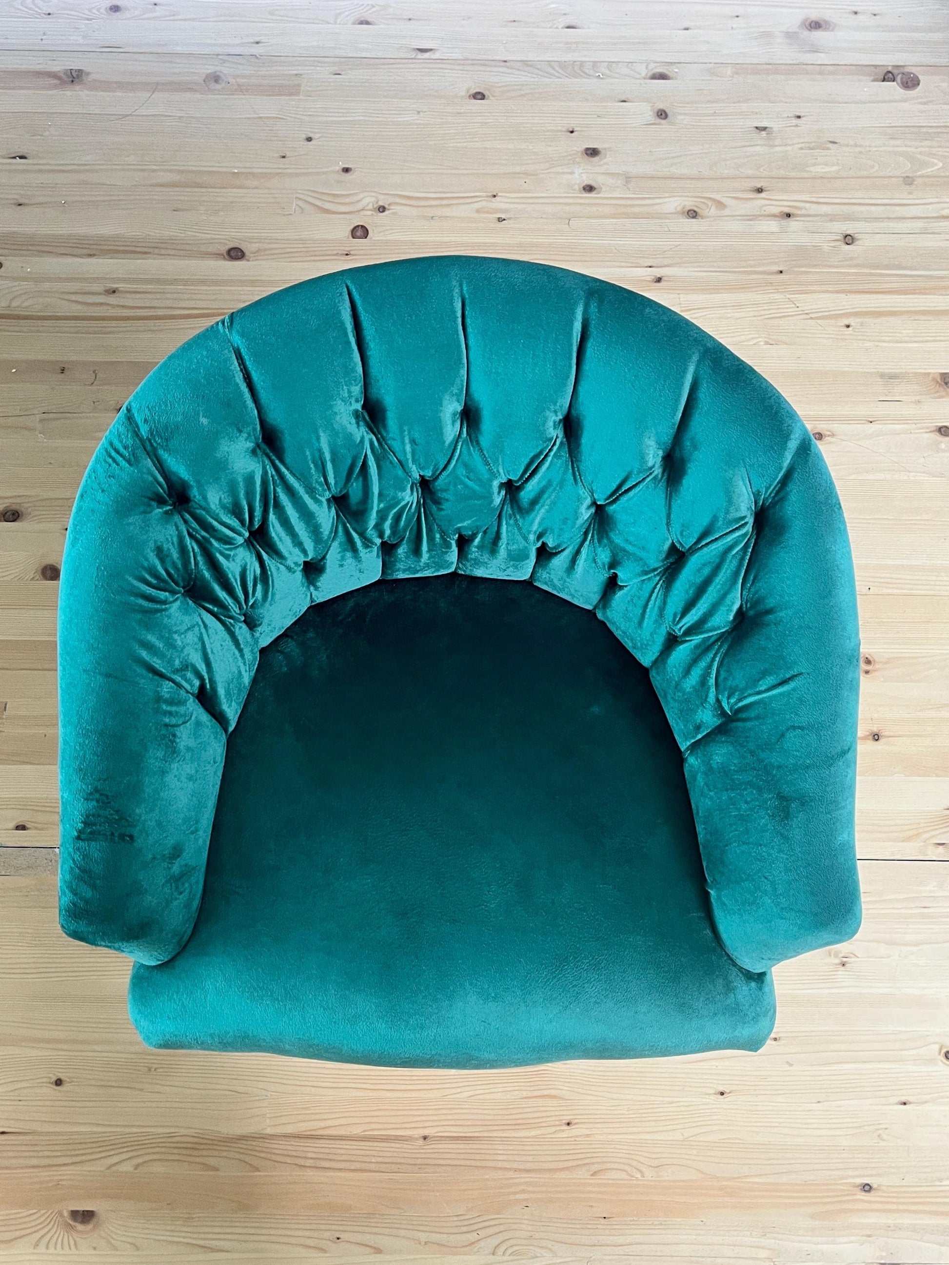 Cocktail Chair Tufted Velvet French Baroque Rococo Style in Animal Jungle Print at Back Bar Chair Velvet Yellow Velvet Green Lounge Chair
