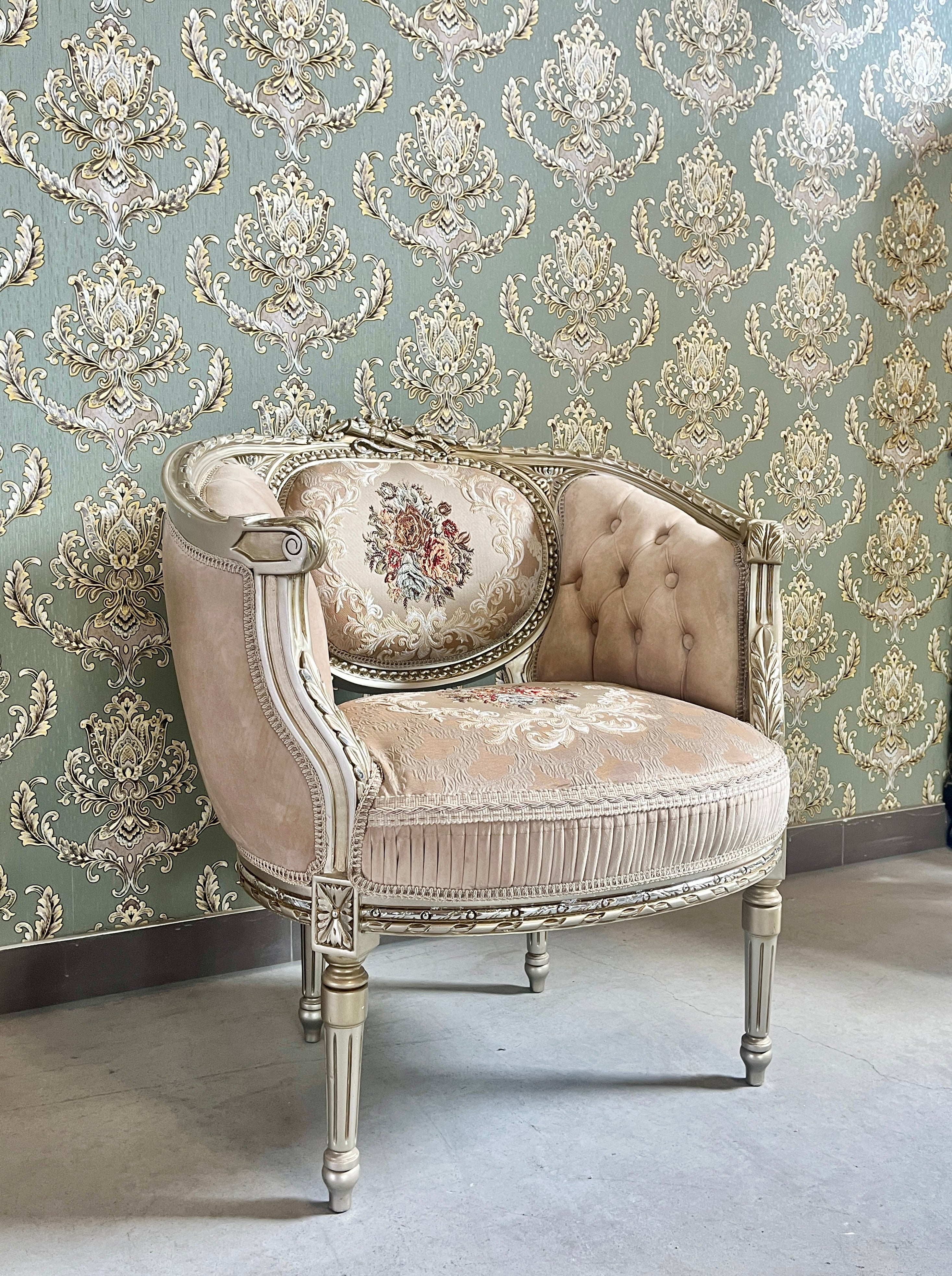 Chic Baroque Sofa Set French Baroque Couch Set Marble Coffee Table Luxury Living Room