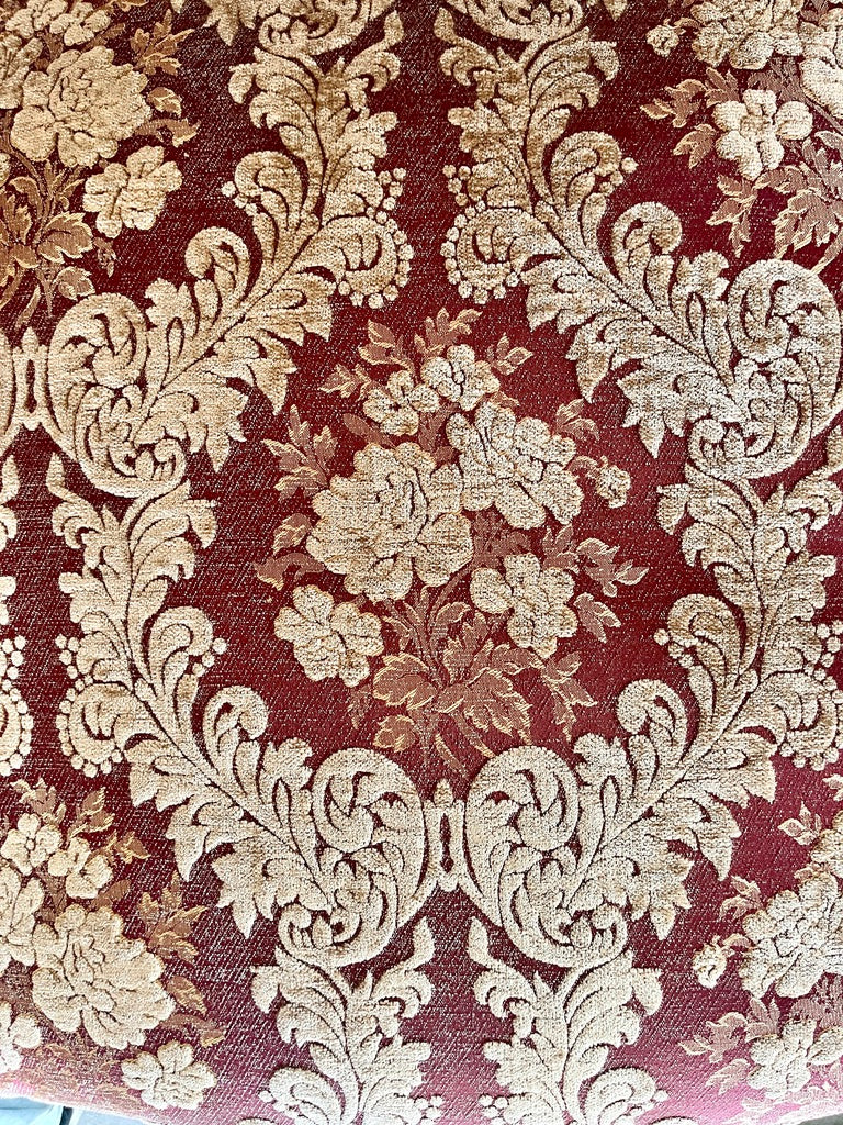 Baroque Accent Chair French Antique Style Armchair Pink Floral Lounge Chair