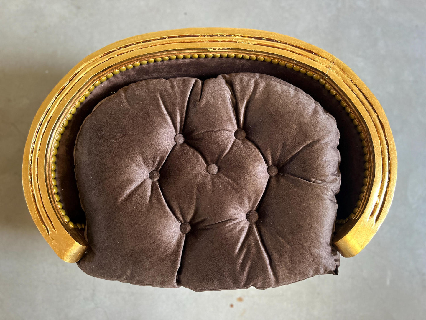 Dog Sofa Chair Retro Baroque Rococo Style Cute Dog Settee Green Velvet Blue Velvet for Home Decor Dog Chair