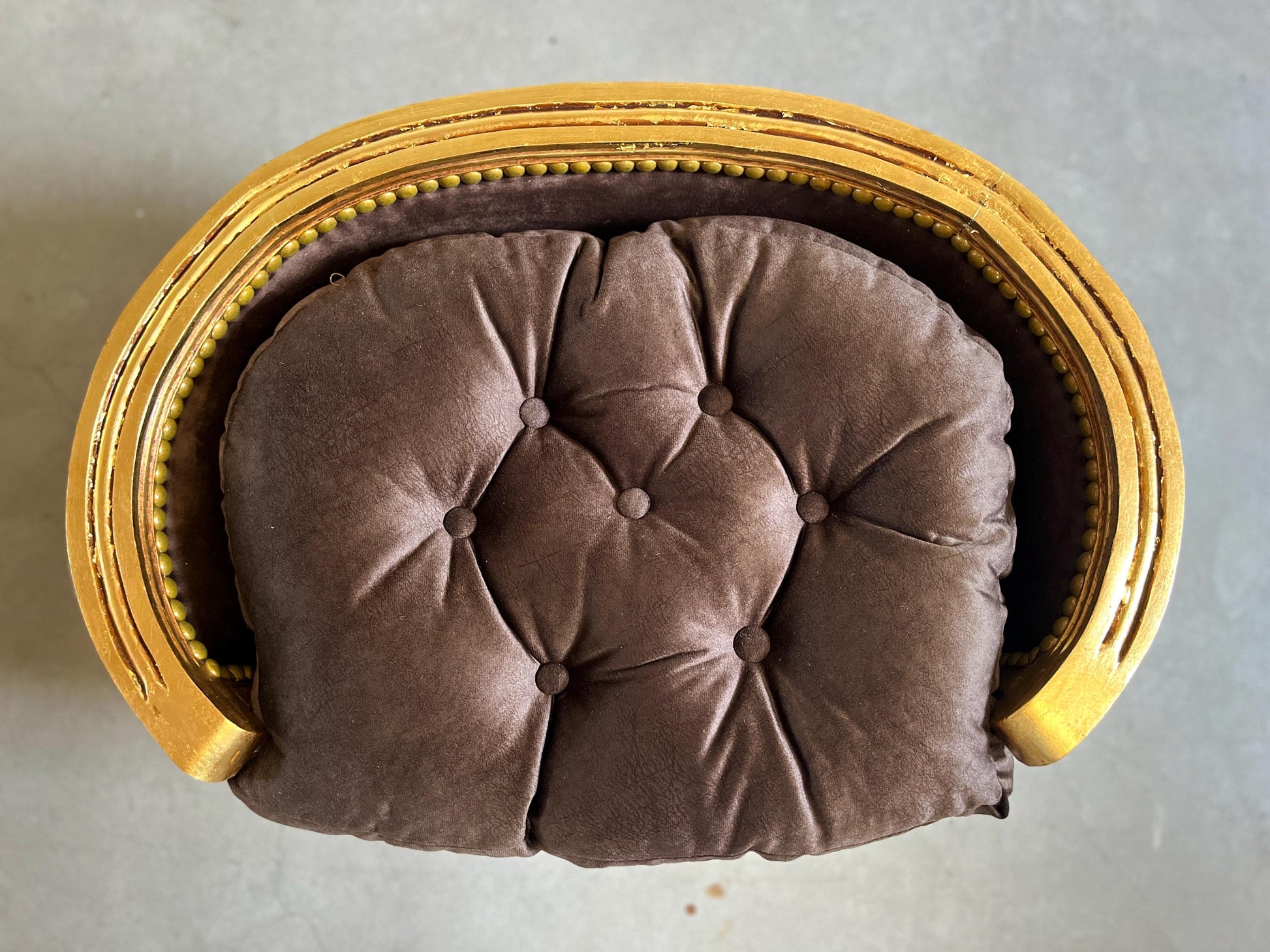 Dog Sofa Chair Retro Baroque Rococo Style Cute Dog Settee Green Velvet Blue Velvet for Home Decor Dog Chair